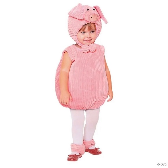 Other - TODDLER PINK PIG HALLOWEEN COSTUME-18M -2T (looks handmade)